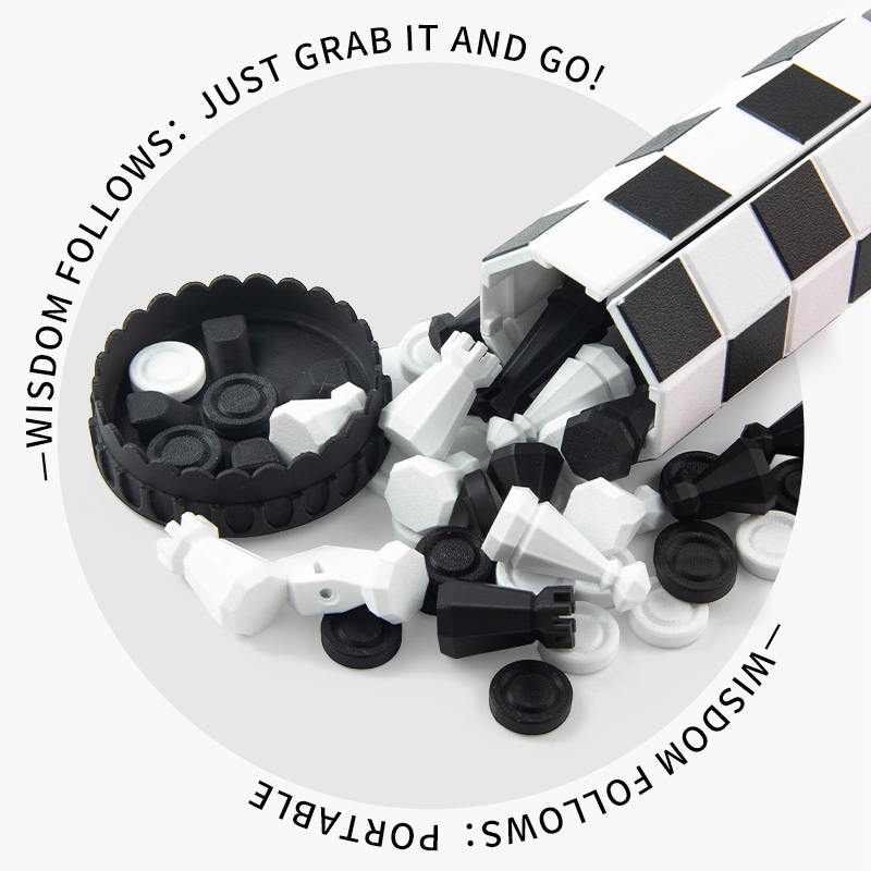 board game storage can, chess board, tabletop game, interactive toy, portable chess, parent-child interactive game Application Scenario