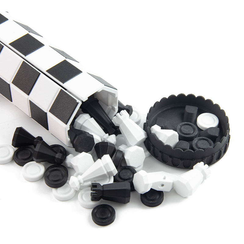 board game storage can, chess board, tabletop game, interactive toy, portable chess, parent-child interactive game Item Picture