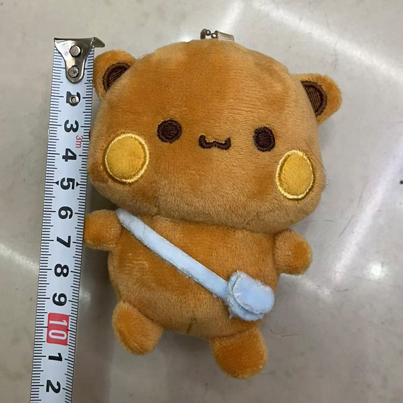 Uno o dos paños paño elástico súper suave juguetes de peluche muñeca de recuerdo colgante de perimetro de dibujos animados colgante de peluche llavero muppet colgante adorable decoración clip de regalo máquina de muñeca fábrica venta directa Specification image