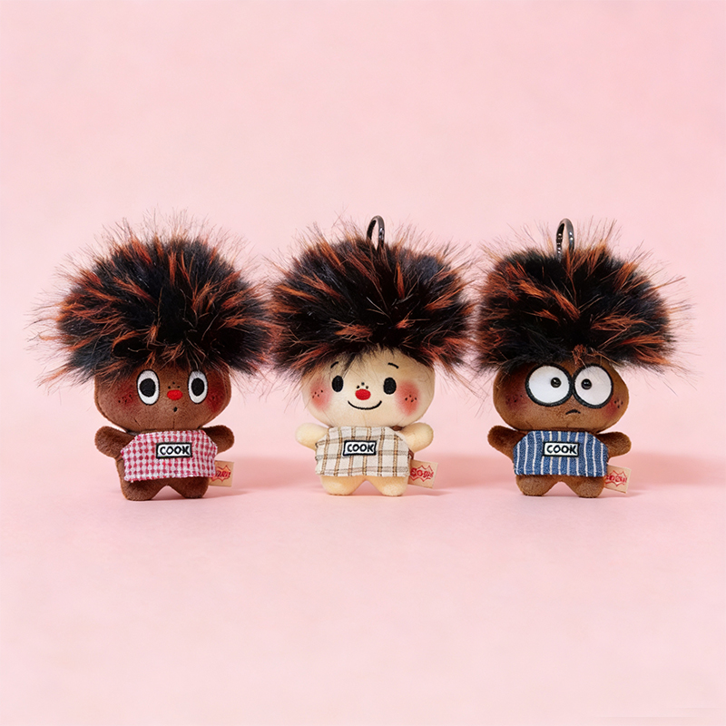 "Fugitive Madman, Explosion Head doll, plush toy, souvenir doll, cartoon peripheral pendant, plush doll pendant, keychain, cloth doll pendant, cute decoration gift, claw machine factory direct sales.