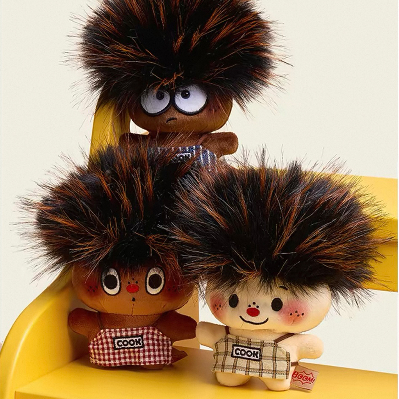 "Fugitive Madman, Explosion Head doll, plush toy, souvenir doll, cartoon peripheral pendant, plush doll pendant, keychain, cloth doll pendant, cute decoration gift, claw machine factory direct sales. details Picture