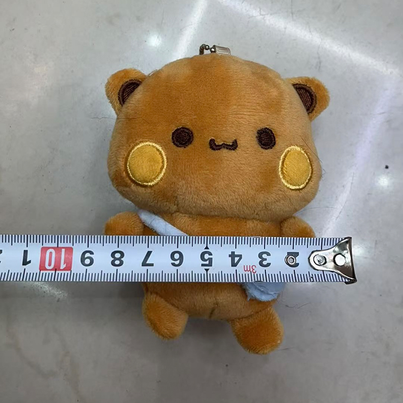 Uno o dos paños paño elástico súper suave juguetes de peluche muñeca de recuerdo colgante de perimetro de dibujos animados colgante de peluche llavero muppet colgante adorable decoración clip de regalo máquina de muñeca fábrica venta directa details Picture