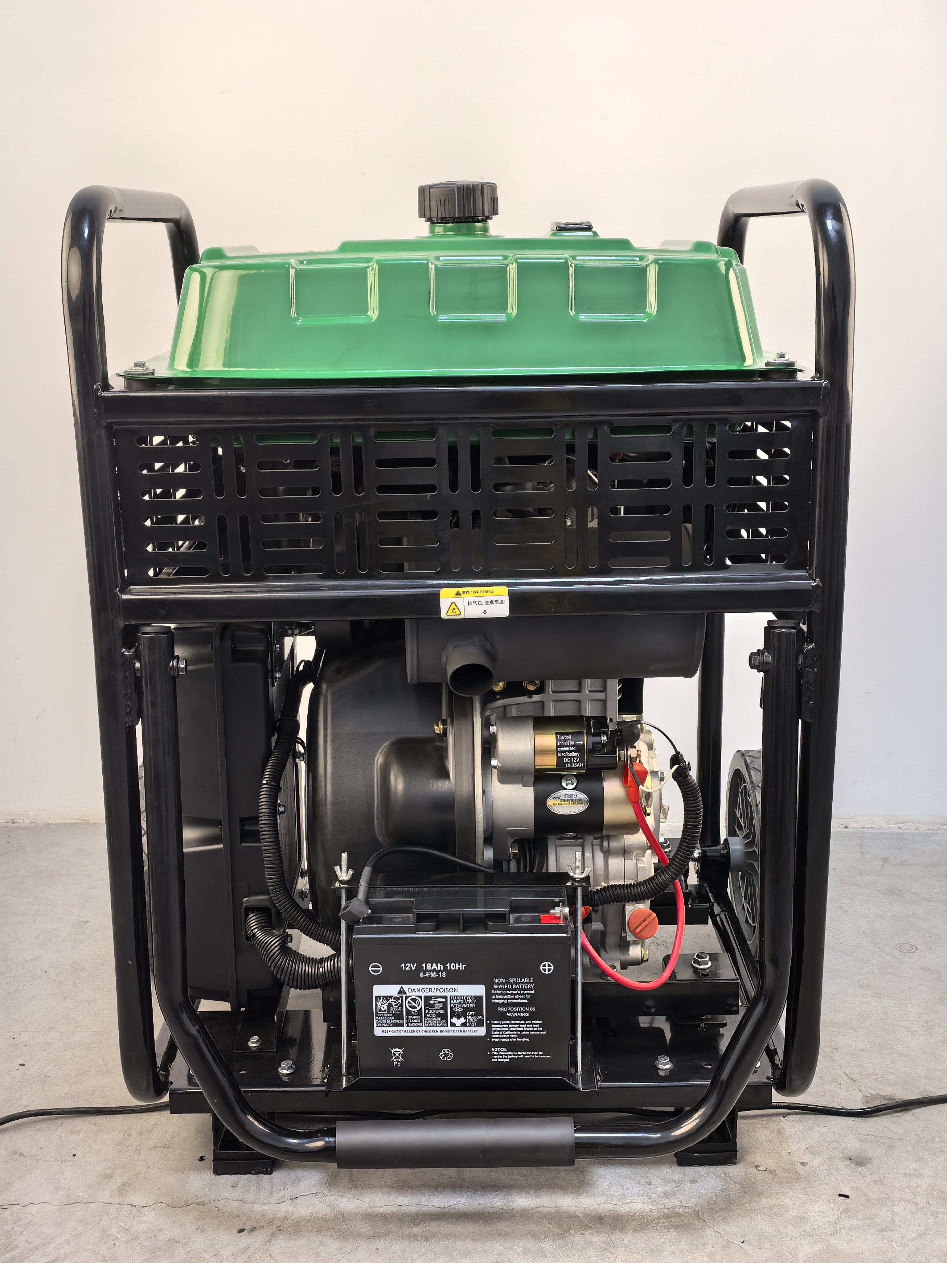 重庆工厂直供：7.5KW发电机 | 全铜无刷电机 Brightop工厂店 大功率工地使用白底实物图