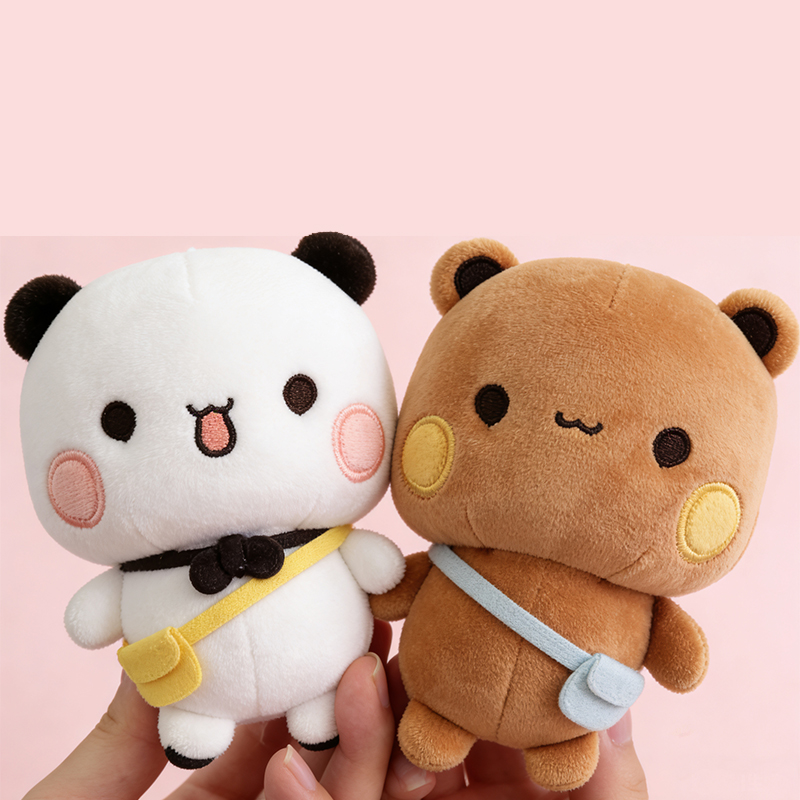 Uno o dos paños paño elástico súper suave juguetes de peluche muñeca de recuerdo colgante de perimetro de dibujos animados colgante de peluche llavero muppet colgante adorable decoración clip de regalo máquina de muñeca fábrica venta directa