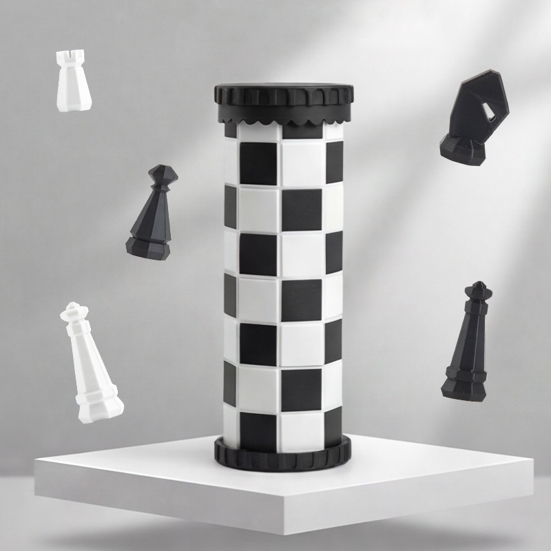 board game storage can, chess board, tabletop game, interactive toy, portable chess, parent-child interactive game full figure