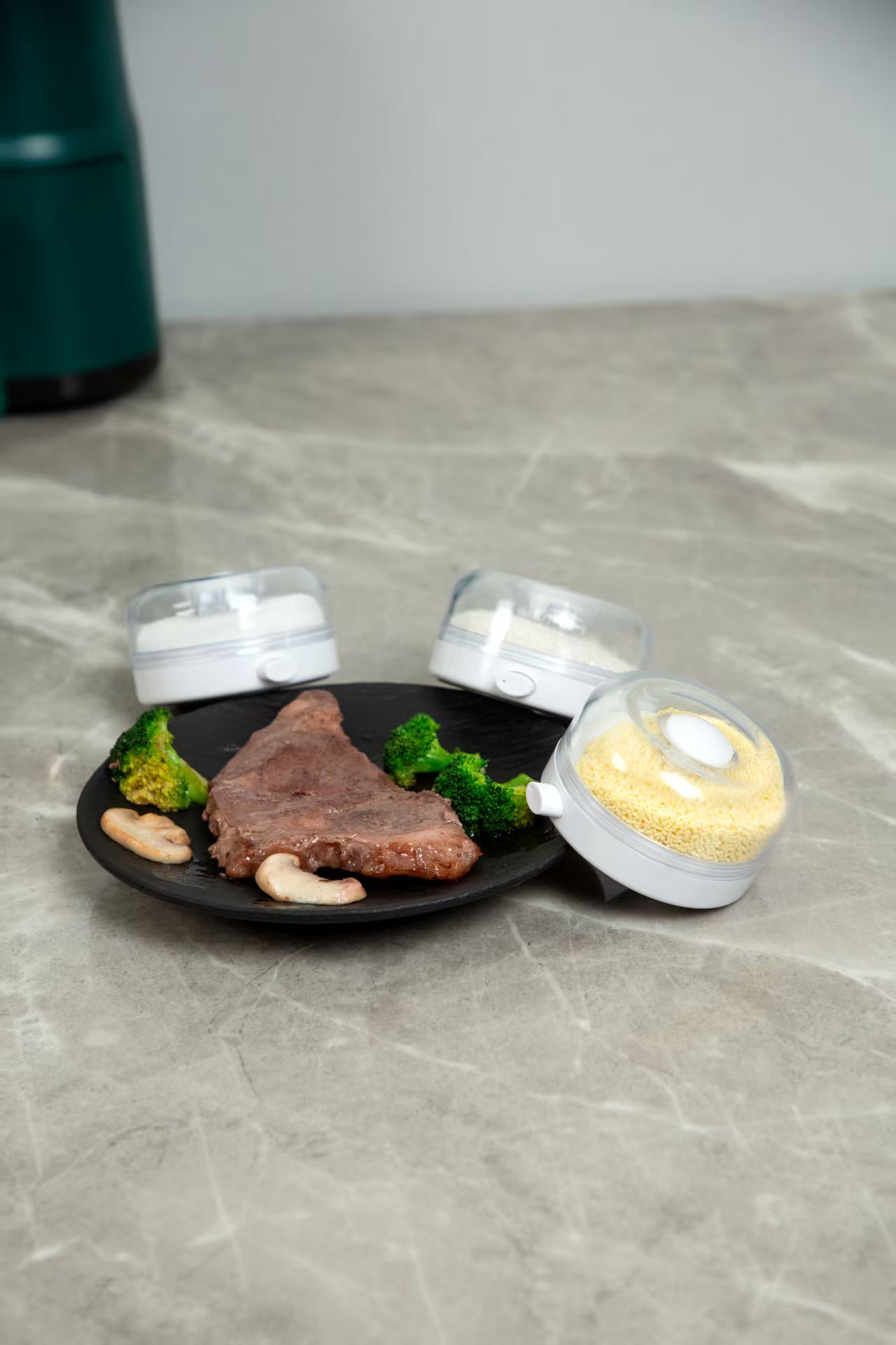 علب التوابل 3 3 1 1 من علب مطابخ مزخرفة بمغنطيسية Item Picture