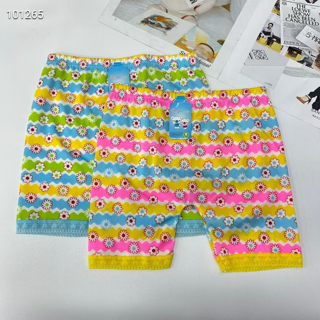 DD-8681# Children's Leg Pants, Colorful flower Pattern Children's Shorts, Women's Shorts, Leggings, Primary School children's Leggings, Export children's leggings, QNI details Picture