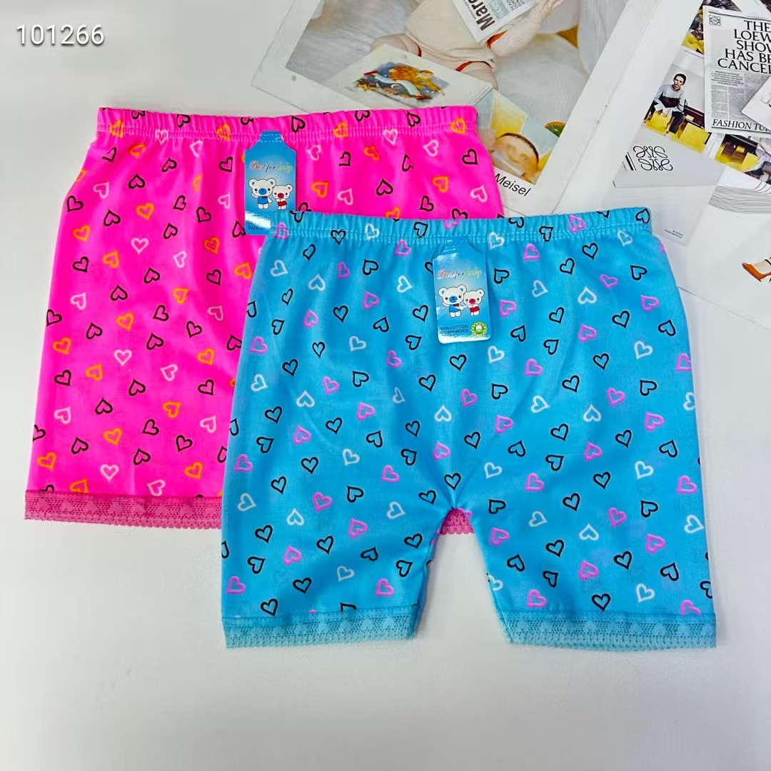 DD-8682# Children's Leg Pants Kids Colorful Heart-shaped Pattern Children's Shorts Girls' Shorts Leggings Primary School Children's Leggings Export Children's Leggings QNI details Picture