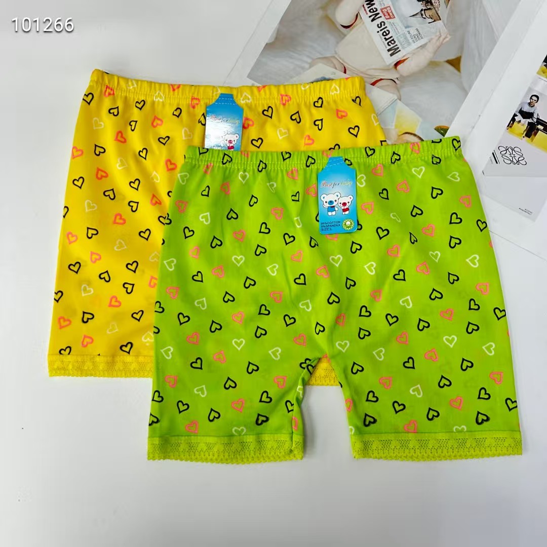 DD-8682# Children's Leg Pants Kids Colorful Heart-shaped Pattern Children's Shorts Girls' Shorts Leggings Primary School Children's Leggings Export Children's Leggings QNI Application Scenario