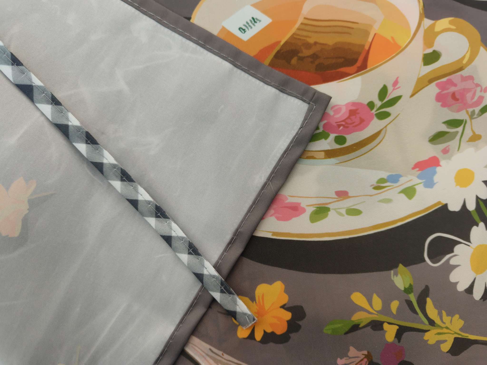 Korean-style fashionable anti-stain, dust-proof and dirt-proof work and kitchen apron for both men and women, cute cover for adults, baking positioning, waist wrap pic 11