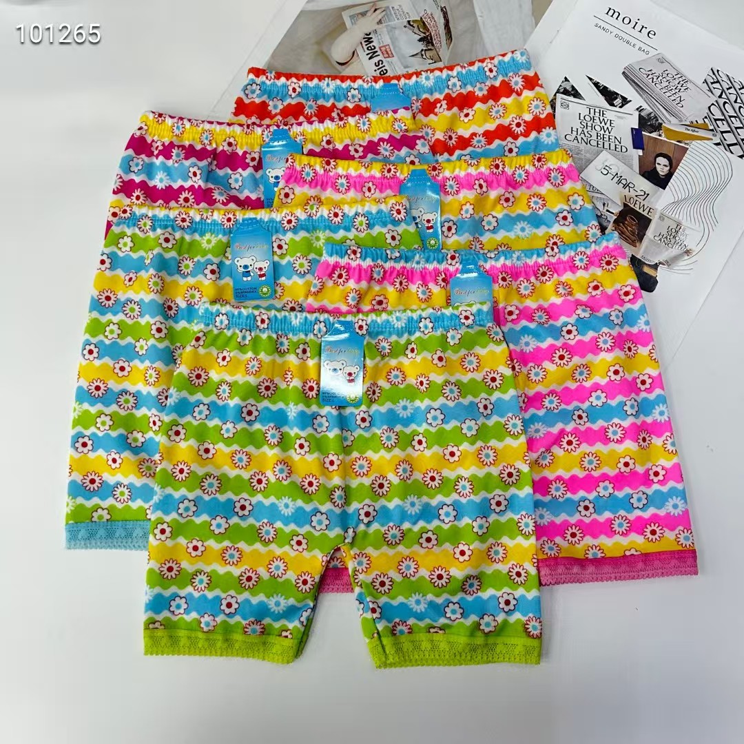 DD-8681# Children's Leg Pants, Colorful flower Pattern Children's Shorts, Women's Shorts, Leggings, Primary School children's Leggings, Export children's leggings, QNI Item Picture