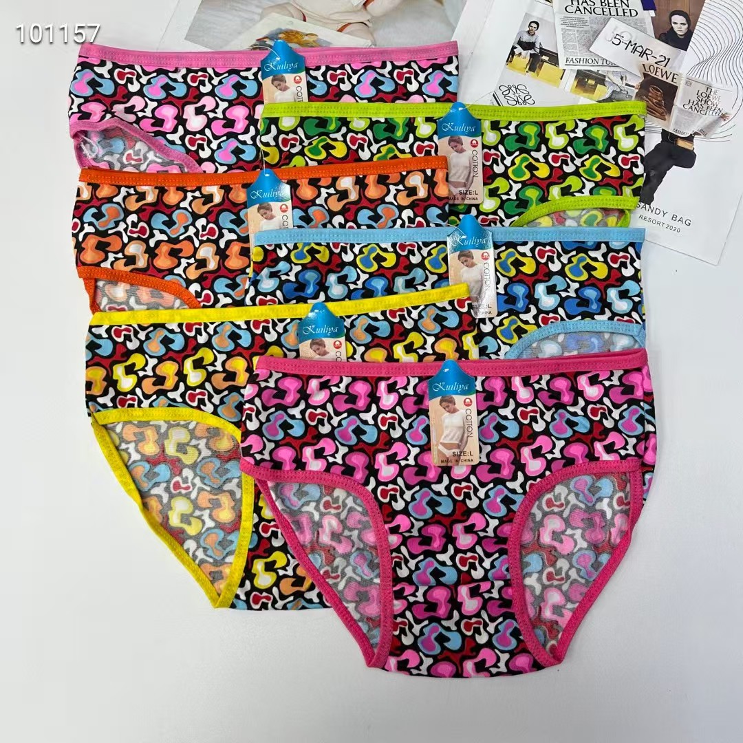 DD-8490# Export Underwear Women's Underwear Milk Silk Print Women's Underwear Sexy Leopard Print Women's Underwear Women's Triangle Underwear Underwear Underwear QNI Item Picture