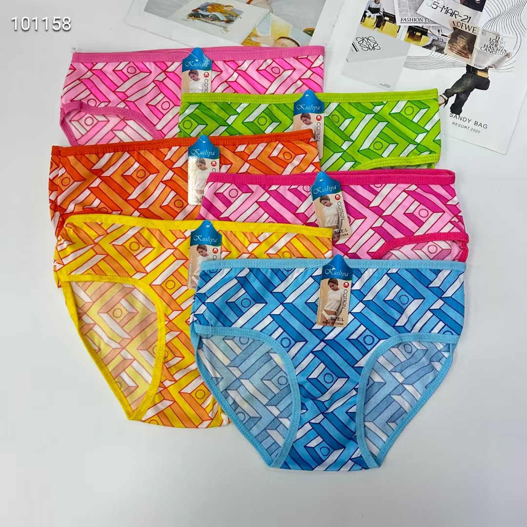 DD-8505# Export underwear for women, printed women's briefs, best-selling African women's underwear, exported to South America, QNI Item Picture