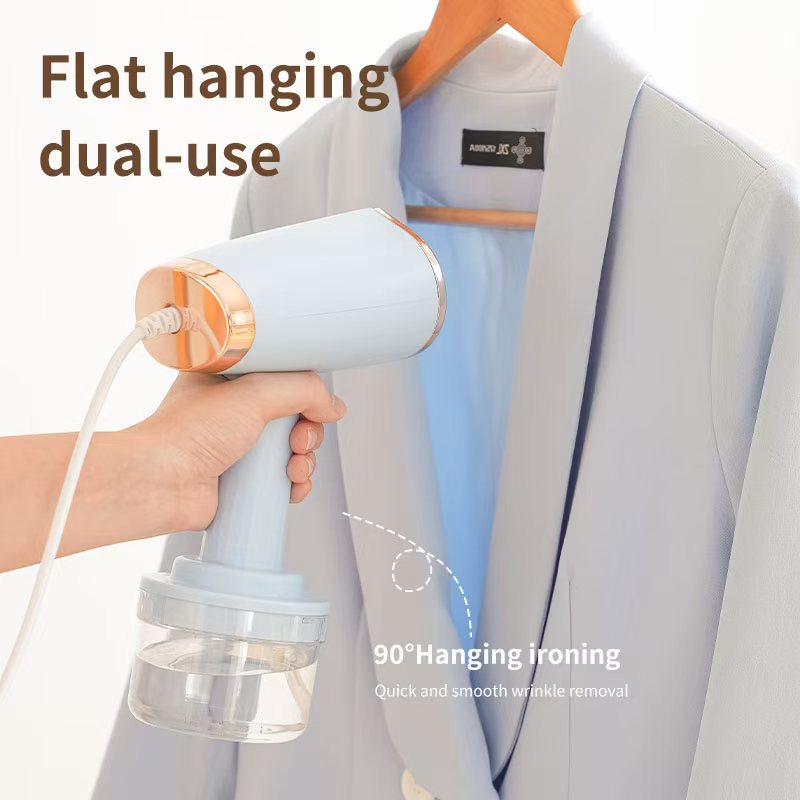 Handheld steam iron, flat-hanging dual-purpose portable high-power iron, dry and wet dual ironing, large water tank iron Item Picture