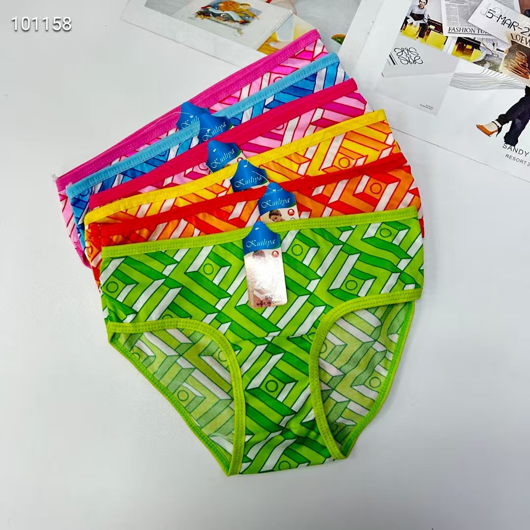 DD-8505# Export underwear for women, printed women's briefs, best-selling African women's underwear, exported to South America, QNI Specification drawing