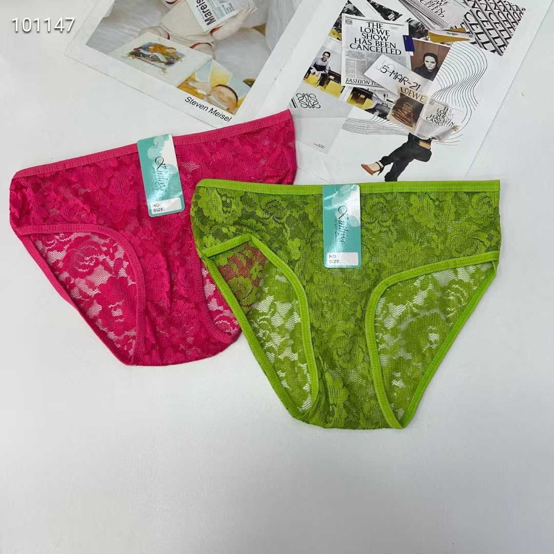 DD-W-2801# Export underwear, women's underwear, lace patchwork women's briefs, best-selling African sexy women's underwear, exported to South America QNI details Picture