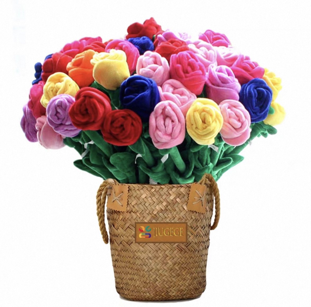 Plush toys, flowers, crocheted wool, wholesale wool sunflowers, roses, children's toys, festival wedding artificial flowers, fabric decorations, photo props, flower arrangements, wedding, Valentine's Day, cartoon and anime Item Picture