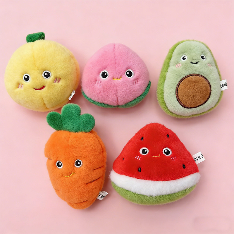 绒立方公仔挂件ins水果系列纪念品毛绒玩具创意玩偶卡通周边挂件毛绒公仔挂件钥匙扣布偶挂件可爱装饰礼物夹娃娃机厂家直销