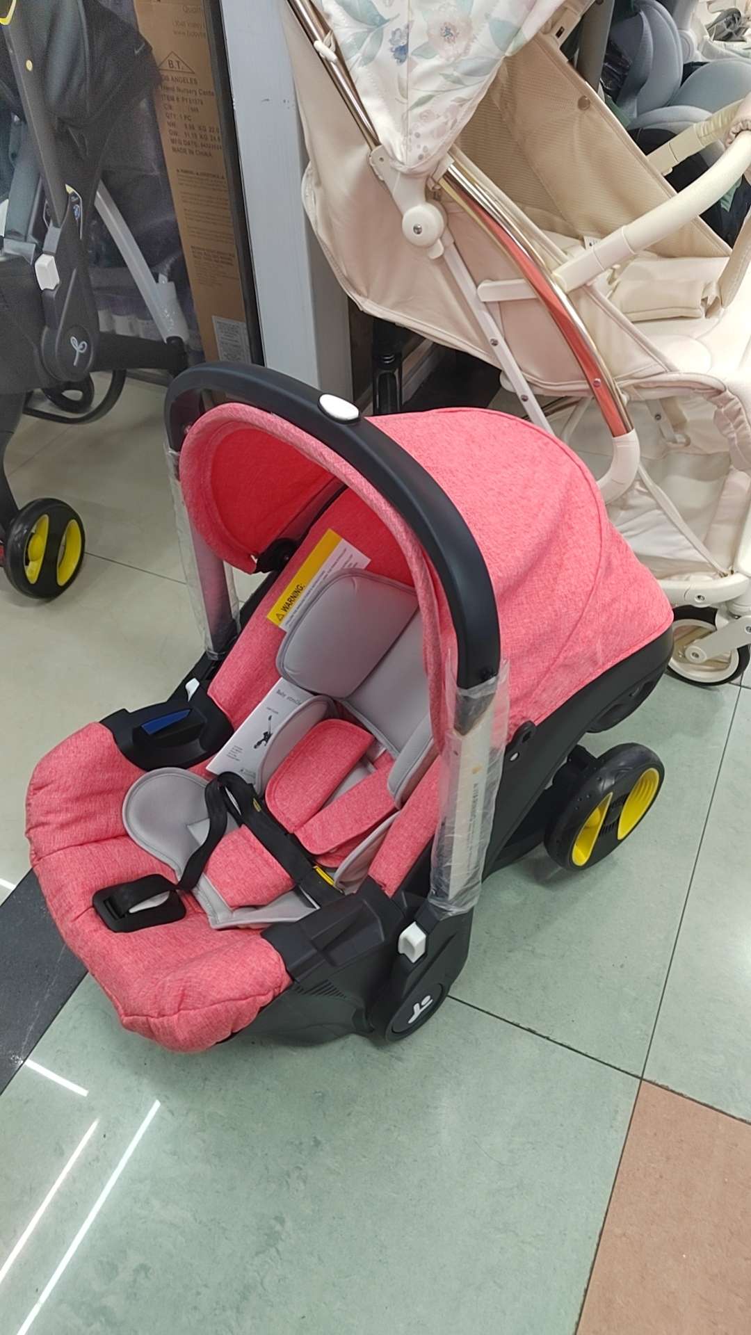 Three-in-one baby stroller with variable basket and reversible stroller Specification image