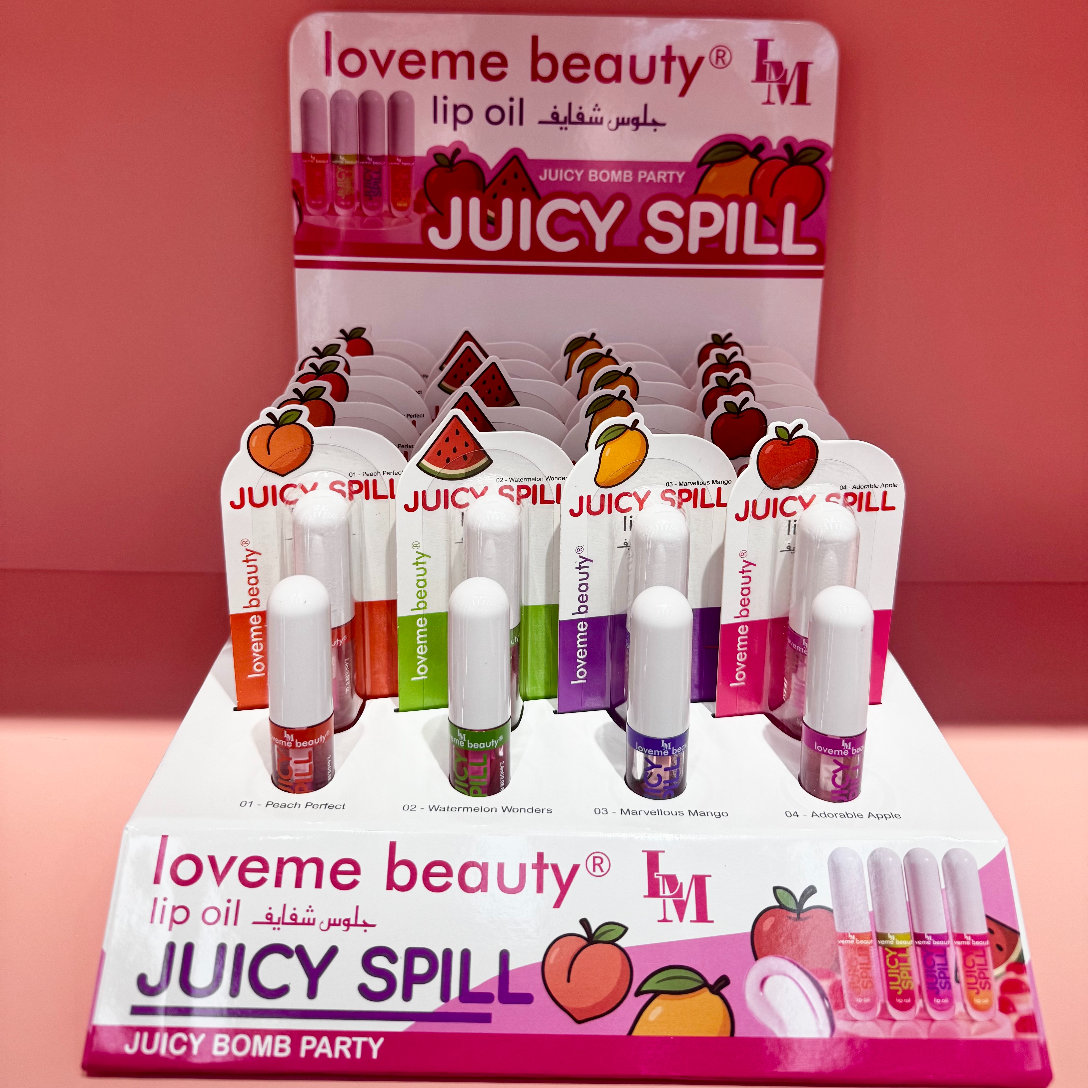 Hydrating Cute Fruits Non-Sticky Lip Oil- Loveme Beauty 保湿唇油