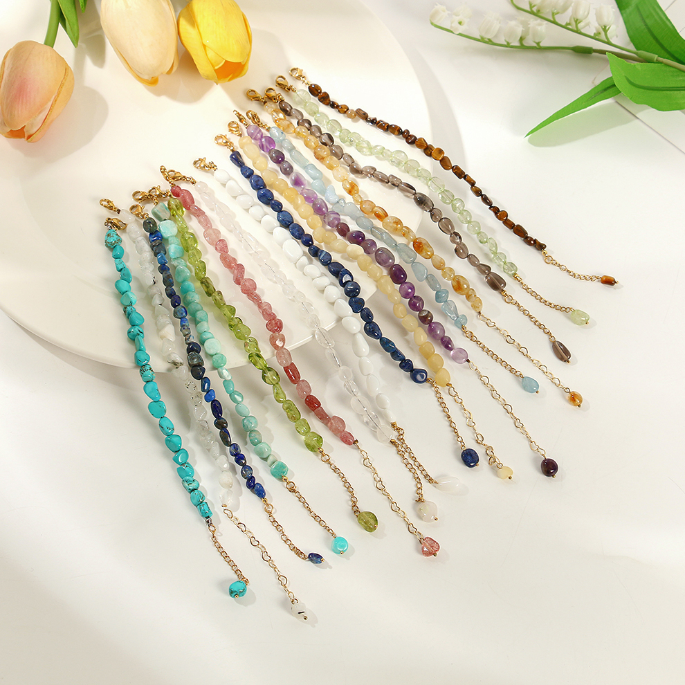 天然水晶随形手串虎眼石紫水晶手链直播福利批发手链 时尚女款 手串 珠串 外贸暴单款详情1