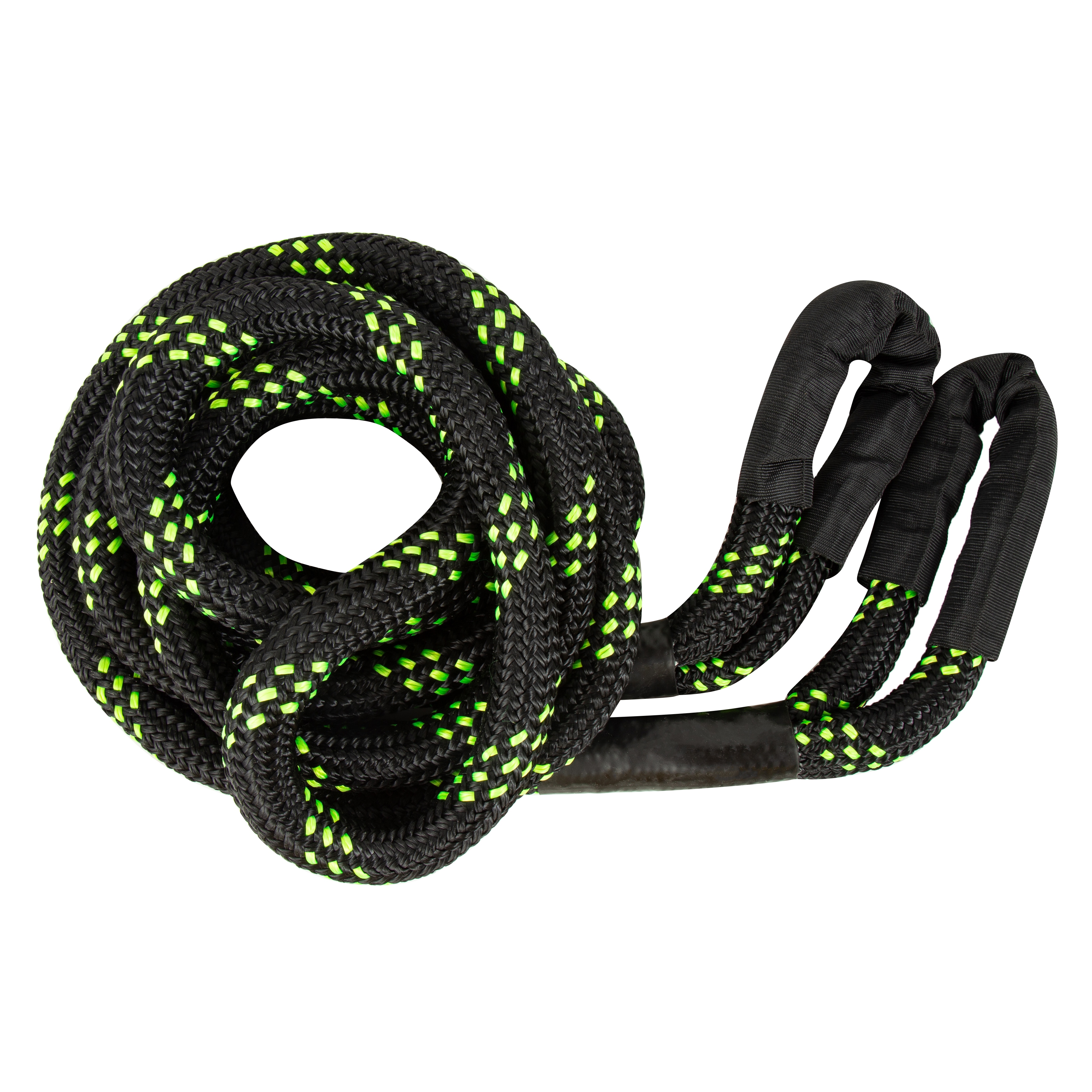 High-strength tow rope, special for off-road vehicles, emergency rescue rope, thickened and widened, wear-resistant and tensile-resistant, anti-breakage, high load-bearing capacity, nylon braided, powerful towing rope, essential for outdoor off-road use, car rescue Application Scenario
