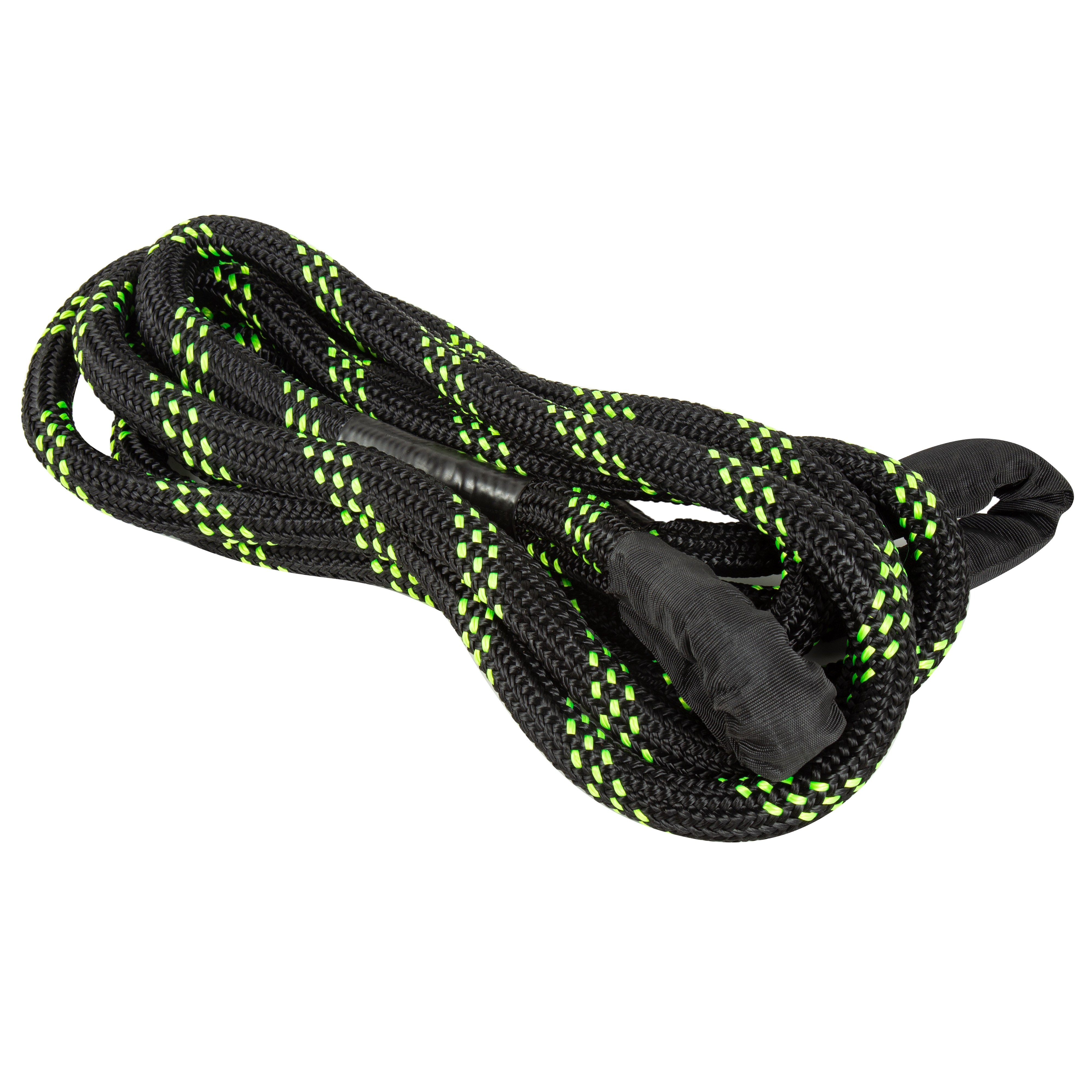 High-strength tow rope, special for off-road vehicles, emergency rescue rope, thickened and widened, wear-resistant and tensile-resistant, anti-breakage, high load-bearing capacity, nylon braided, powerful towing rope, essential for outdoor off-road use, car rescue Specification image