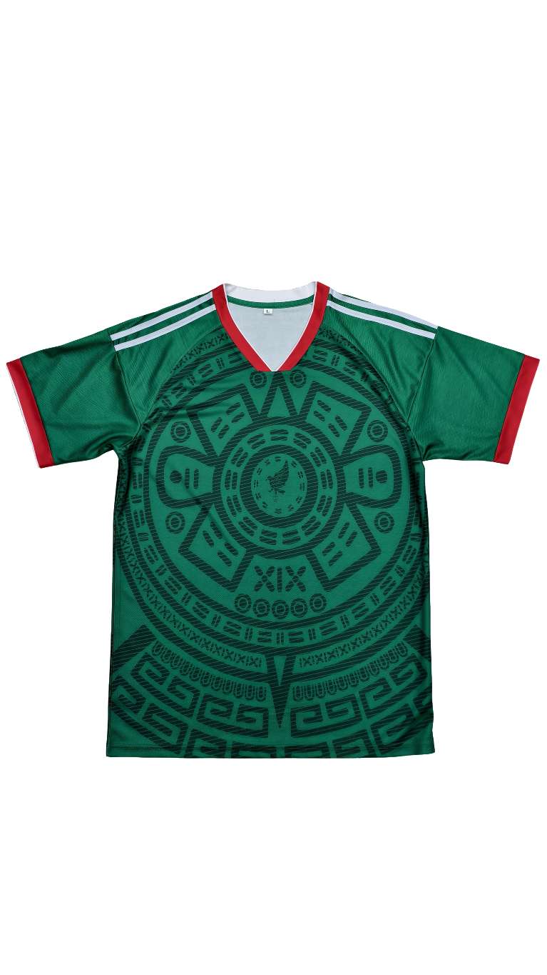 Cross-border football jerseys, high-grade mesh breathable fabric, full-body printed sportswear, breathable and sweat-absorbing professional sports football jerseys, high-elasticity breathable and comfortable football jerseys, custom-made World Cup jerseys, Mexico and Argentina team jerseys, football jerseys Application Scenario