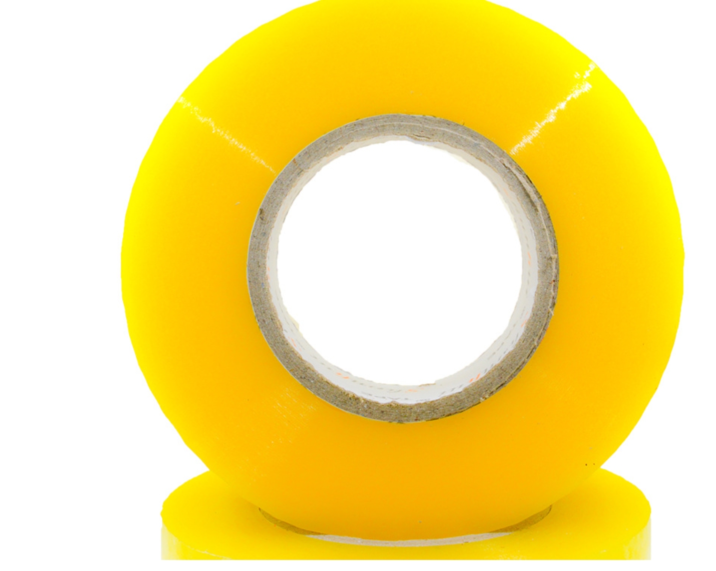 黄色胶带卷双面胶彩色纸胶带点胶胶布