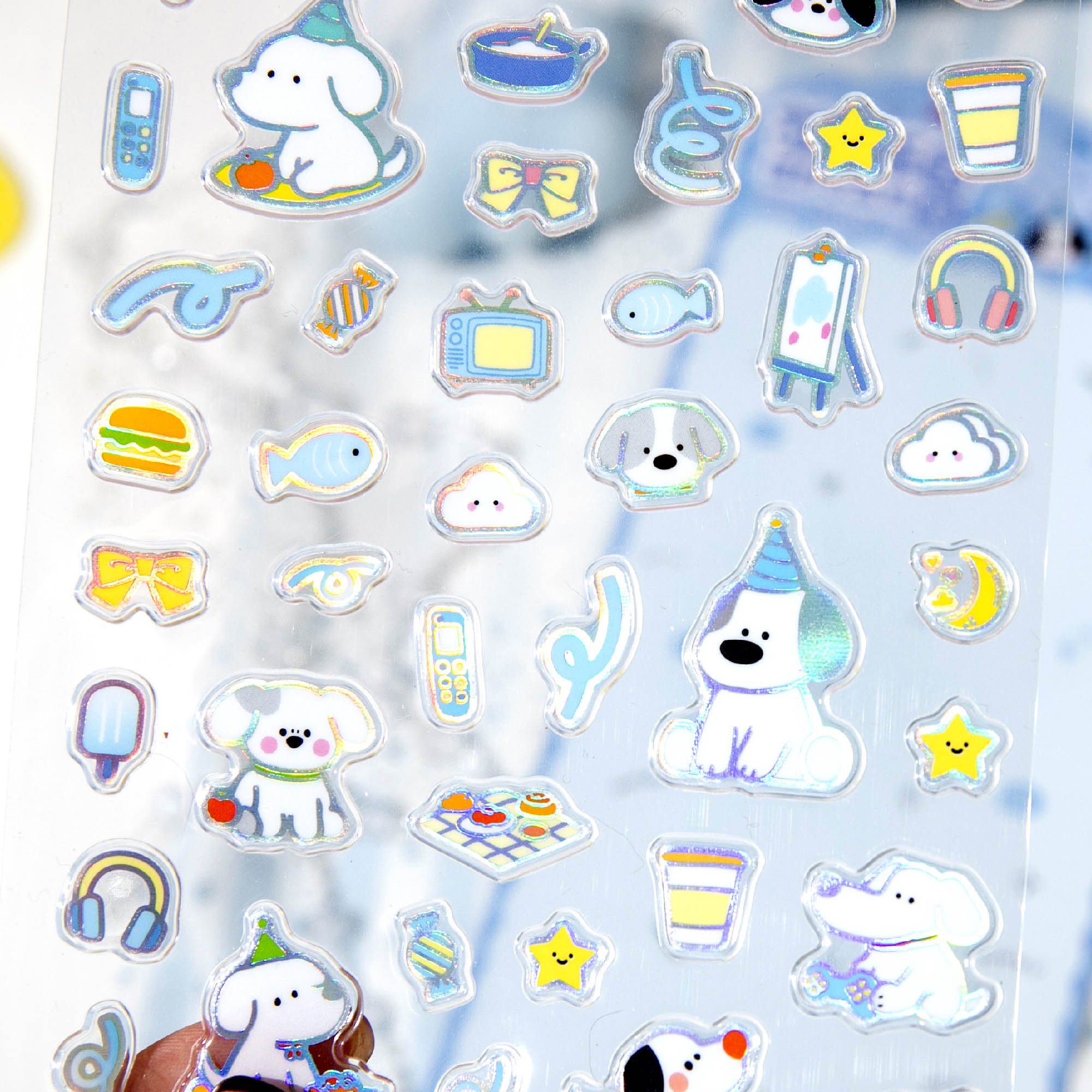 JH68W Laser Crystal sticker Item Picture