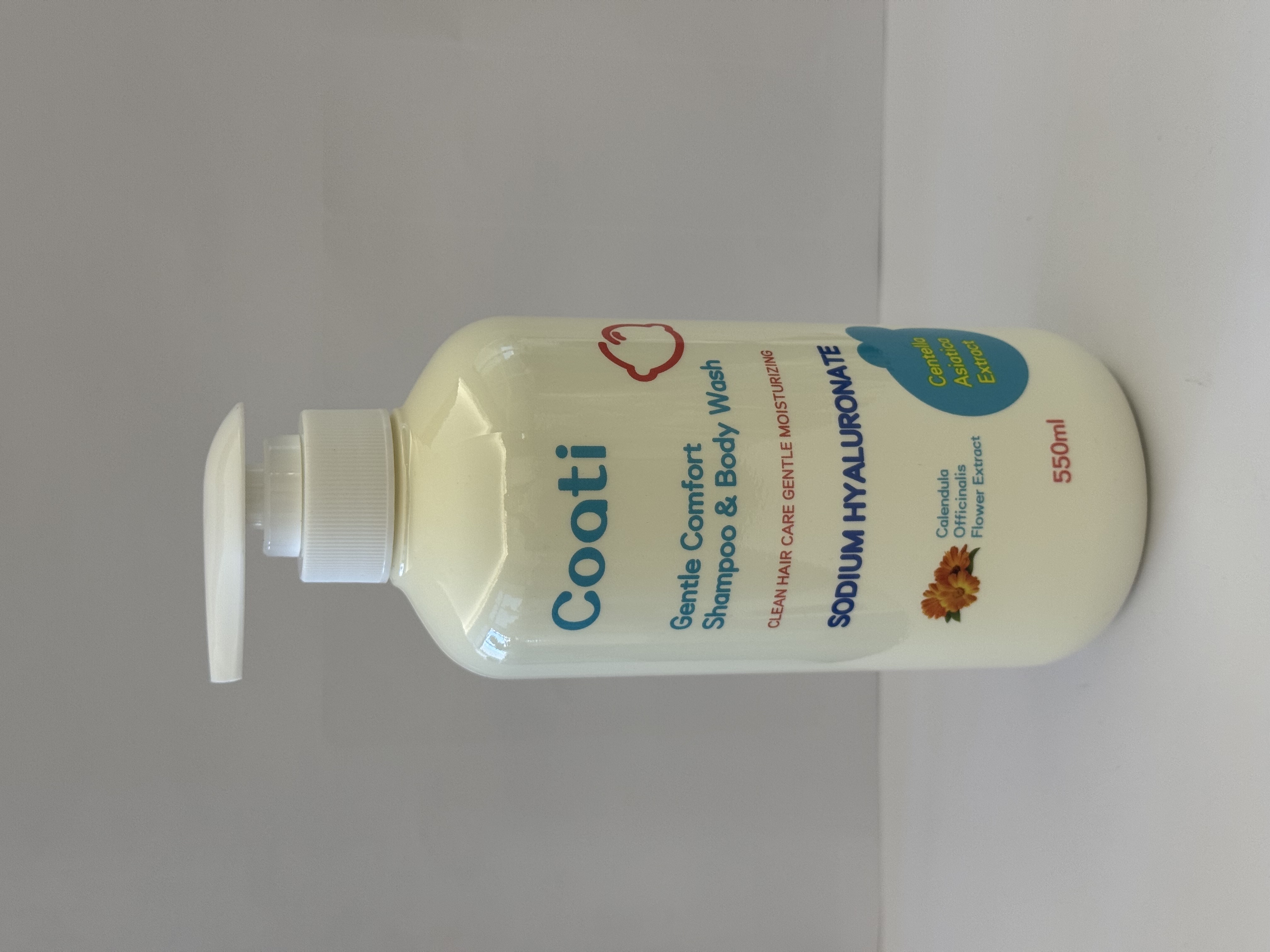 Coati's gentle and comfortable hair care products, body wash, shampoo, Soothing Shampoo, Body wash, Calendula essence, two-in-one set