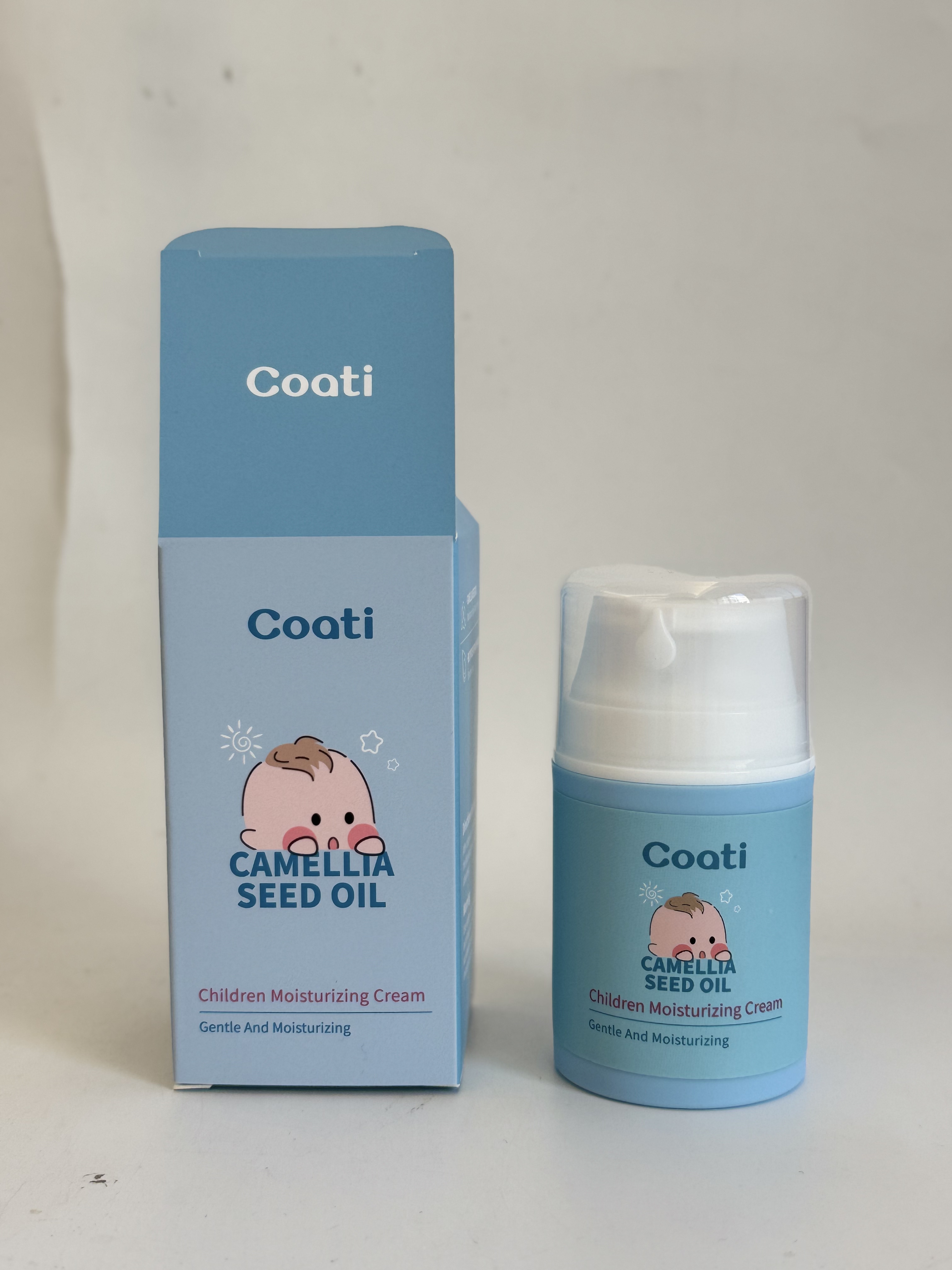 Coati Camellia Seed Oil Children 's Moisturizing Cream Children' s Cleansing, Moisturizing, Repairing and softening skin Moisturizing Cream OEM custom wholesale full figure