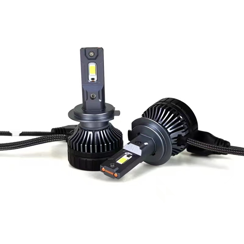 The car headlights are equipped with dual copper tubes, H7 LED, 85W ultra-bright laser headlights, and H4 high and low beam integrated 9005 bulbs pic 6