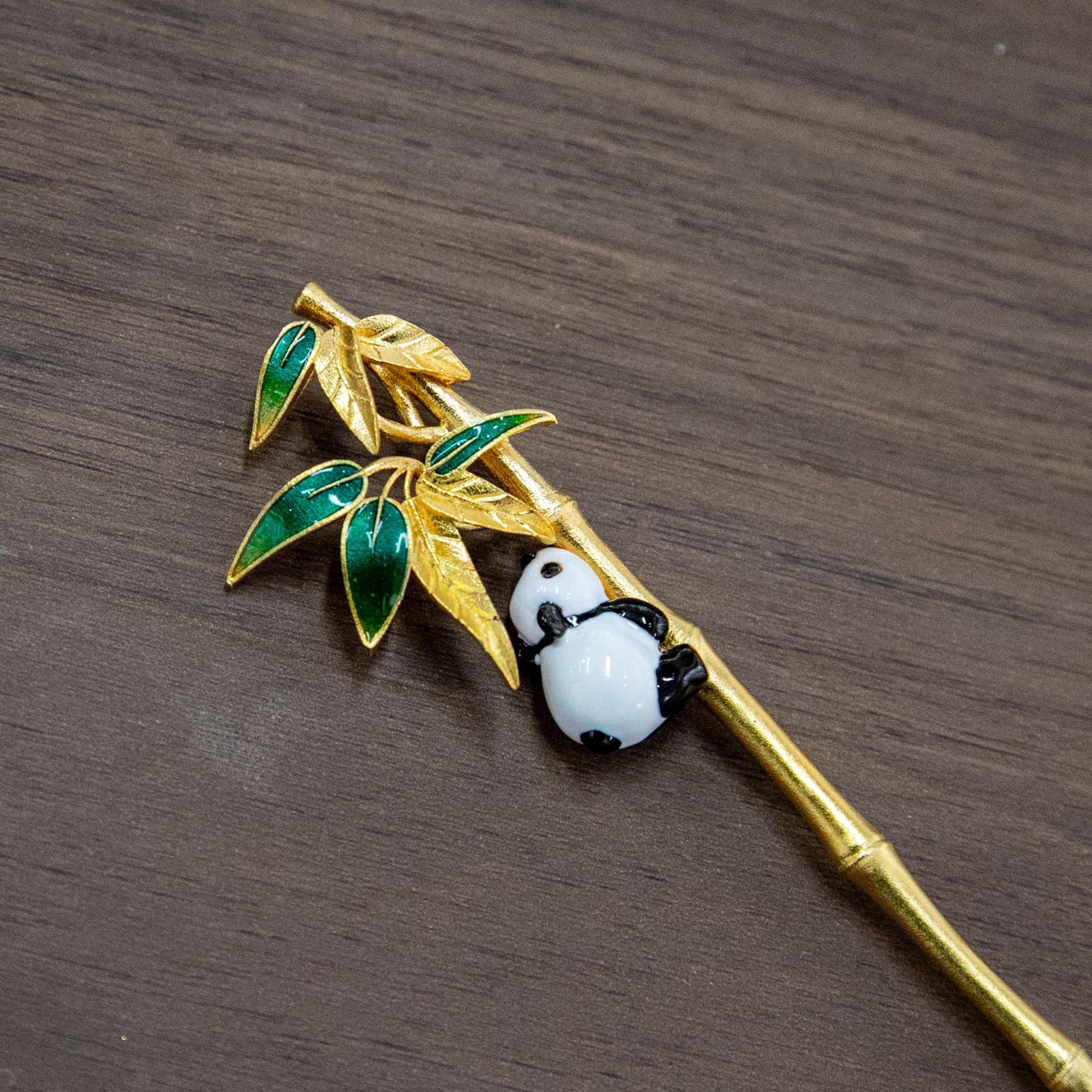 S925 Bamboo Charm Mengrui Hairpin, Hairpin, Hairpin, and ancient Style Jewelry for Women details Picture