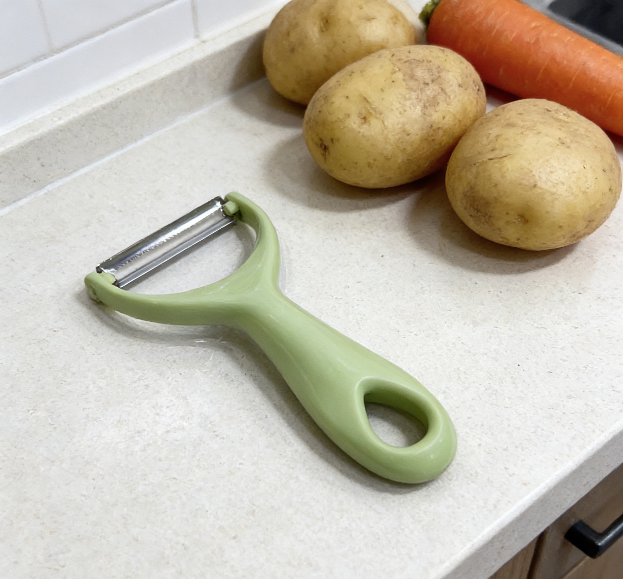 绿色削皮器不锈钢削皮刀水果刨丝神器刮皮刀剥橙子神器刮土豆