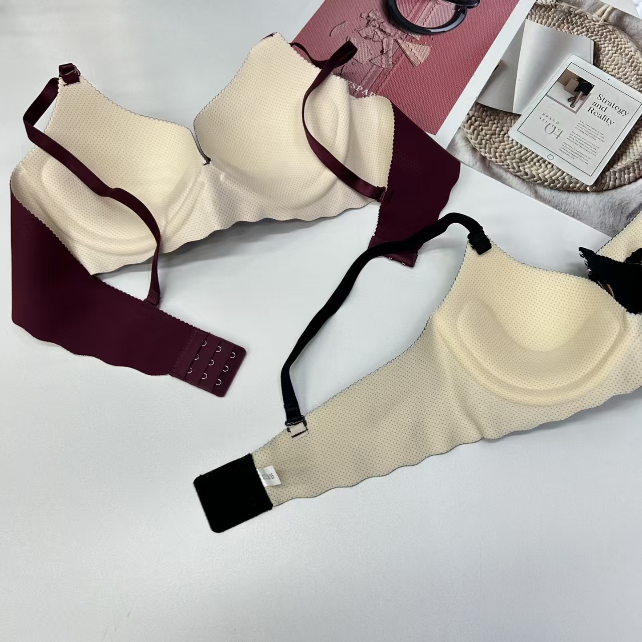 FCM-817# Women's Bra, Women's one-piece bra, export to the Middle East and Africa, underwire bra, thickened, seamless bra, QNI Specification drawing