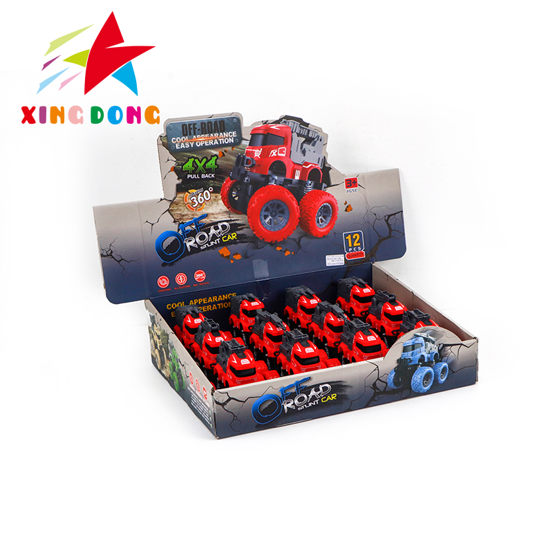 Children's toys, double inertia four-wheel drive spring car, stunt fire engine series, roller coaster, street stall toys Item Picture