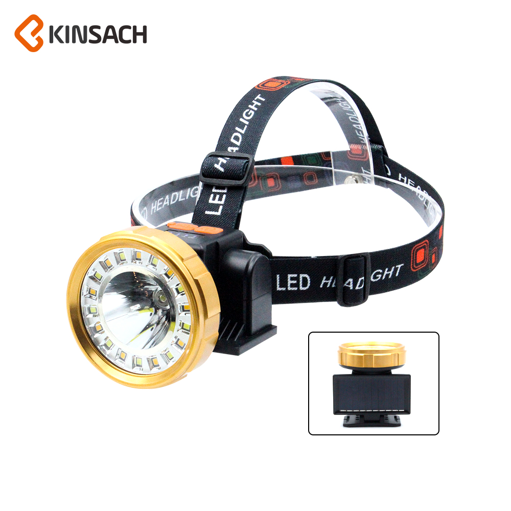 KINSACH星之源多灯珠强光type-c充电白激光头灯