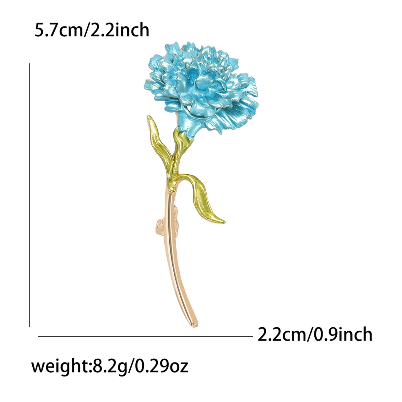 The new Korean-style high-end carnation brooch is creative, versatile and elegant. It is a brooch accessory for women's suit jackets pic 4