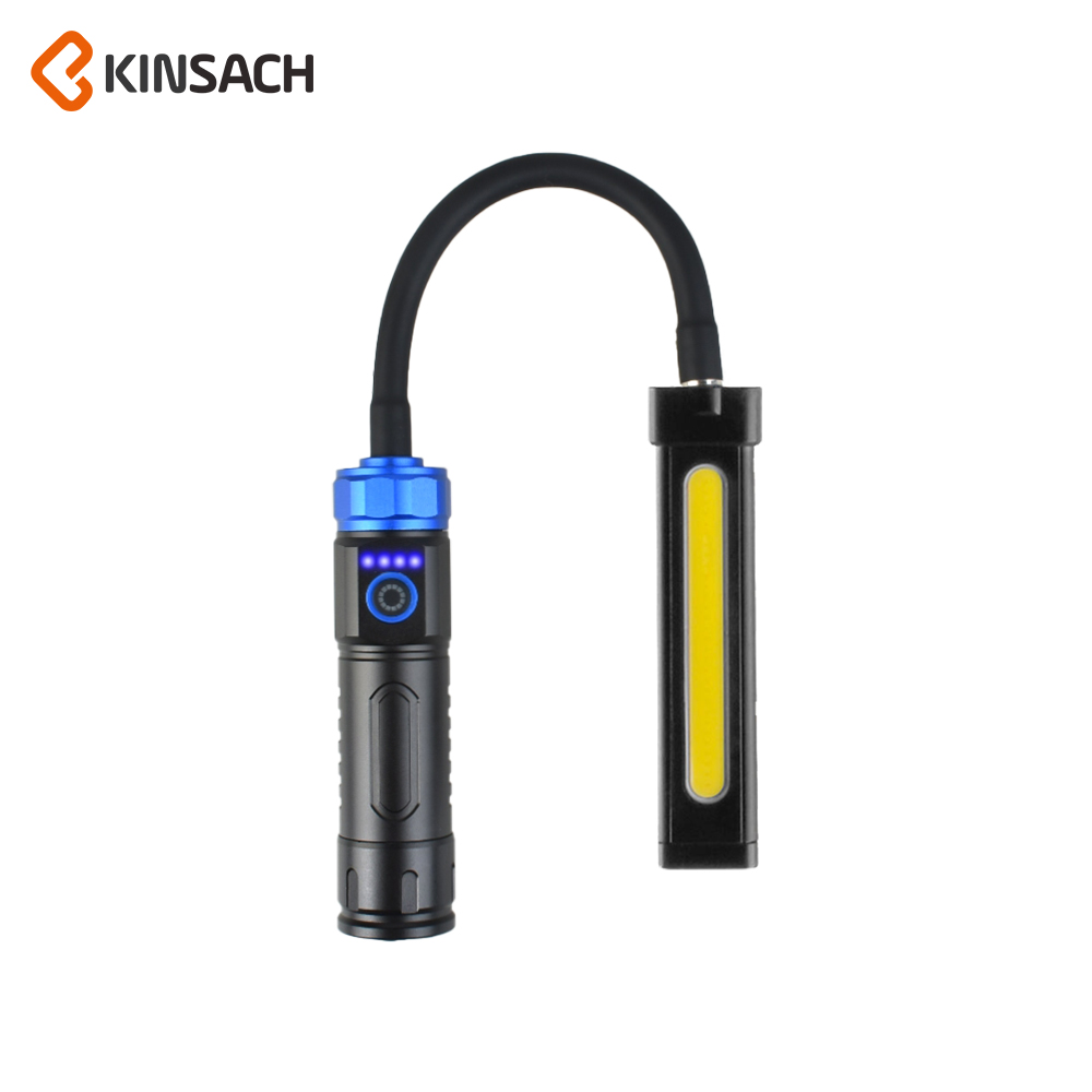 KINSACH便携式LED灯 可调节软管角度强光户外露营照明