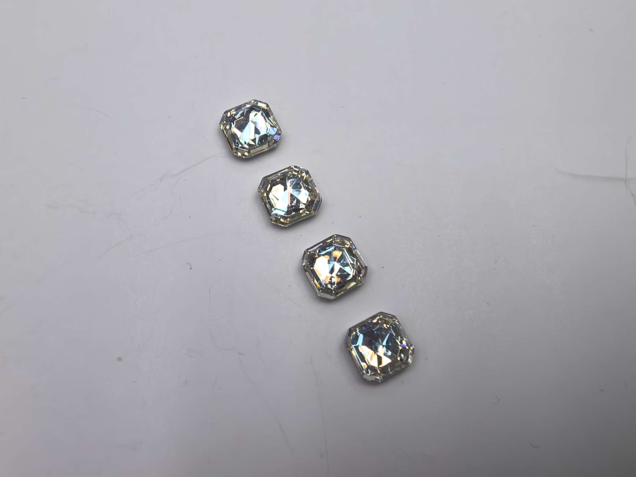 锦利水晶闪烁系列镀平面8*8正方八角009