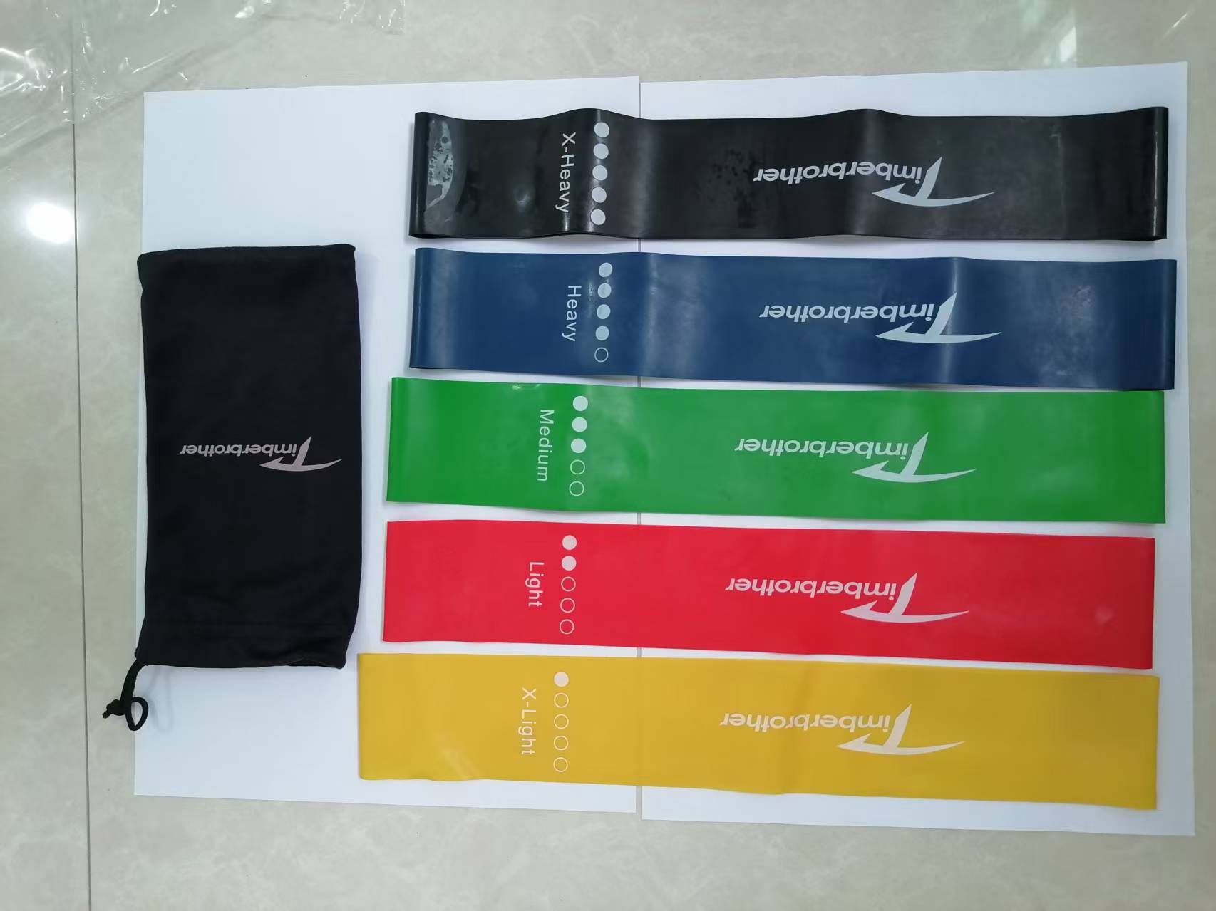 Yoga mat women's exercise resistance belt set, multi-level portable mini natural latex belt resistance elasticity fitness yoga strength training practice circle belt, sports equipment foot pedal resistance band, grip strength band details Picture