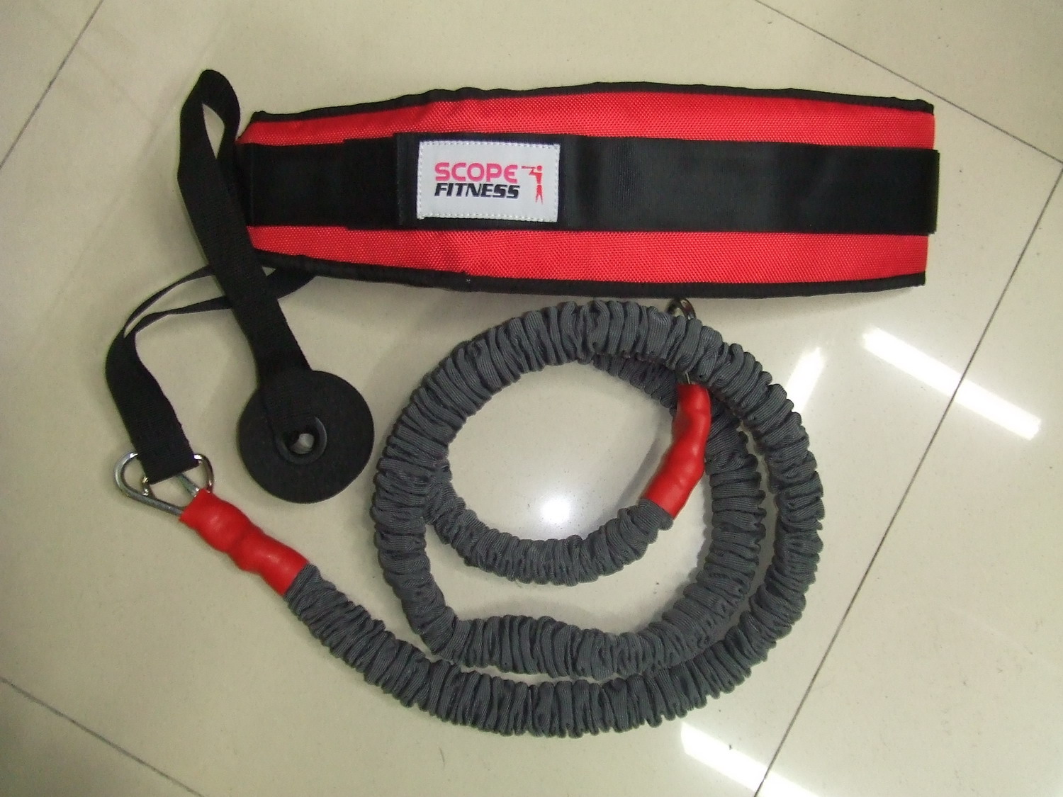 Portable, safe, resistant, speed-sensitive, gait, physical training, high-elastic natural latex protective strap details Picture