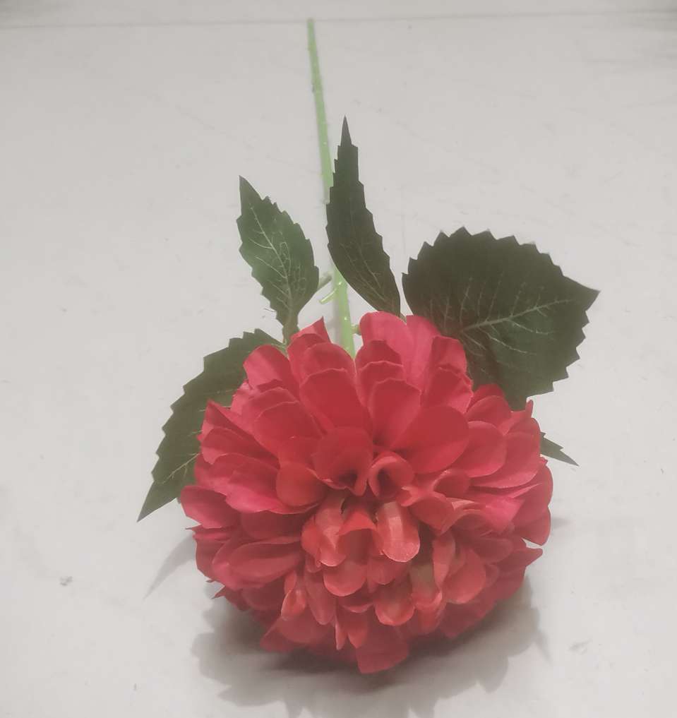 新款仿真单支卷筒菊  高支仿真花 装饰工程花 菊花类 详情图7
