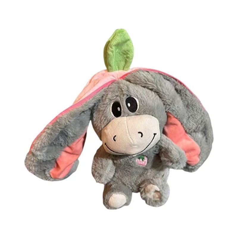 Cross-border new products can breathe, glow and make sounds. Strawberry, avocado, donkey, baby lullabies, music, early education dolls Item Picture