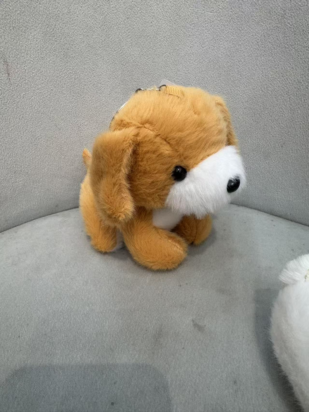 Little squatting dog plush toy, claw machine doll, wedding and wedding scattering, wedding claw machine, little rabbit pendant pic 6