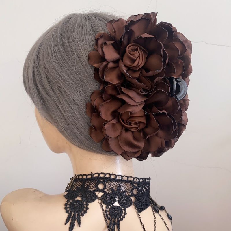 Acetic acid bow hair clips, headwear accessories, fresh and cute girls' hair accessories