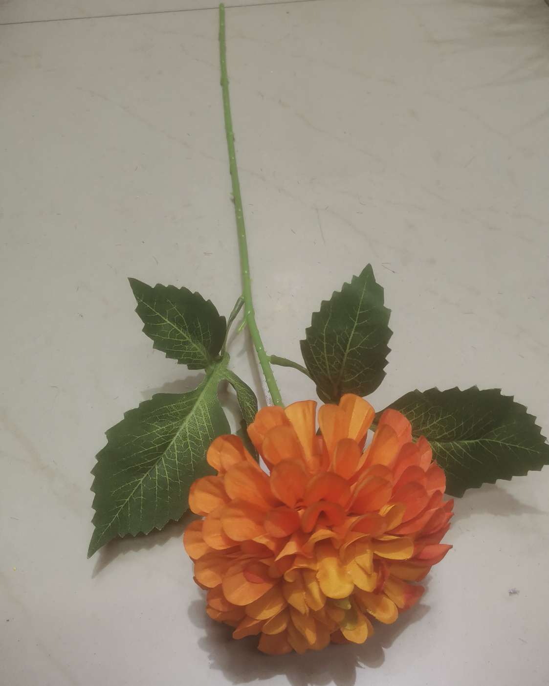 新款仿真单支卷筒菊  高支仿真花 装饰工程花 菊花类 详情图6