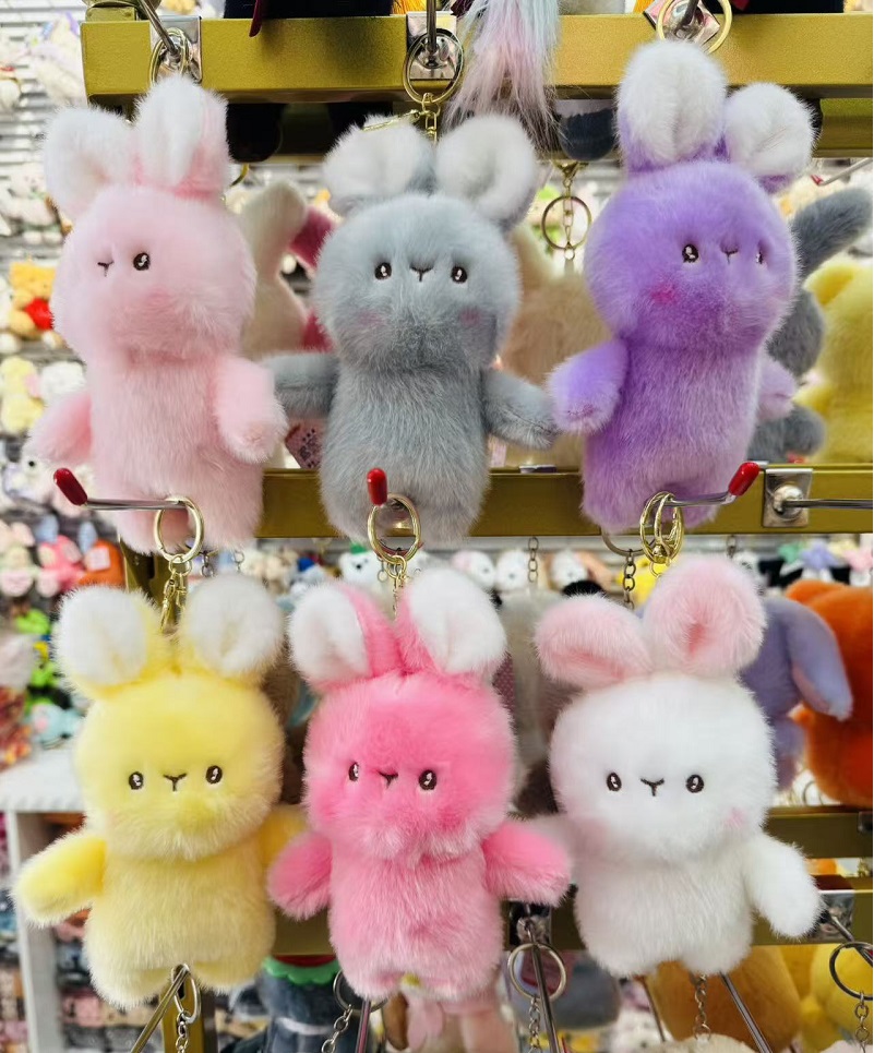 Wangtu Sri plush toy, claw machine doll, wedding and wedding scattering, wedding claw machine, little rabbit pendant pic 1