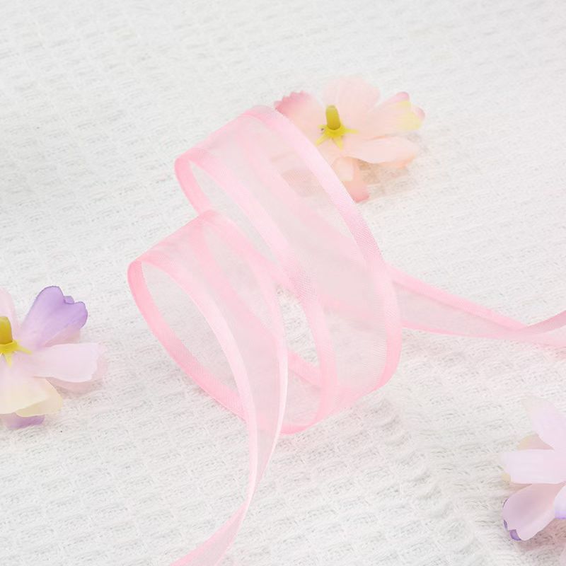 Ribbon cake baking packaging, webbing, flower gift packaging, diy handicraft, ribbon bow, textile leather accessories, gradient webbing, ribbon bow decoration, handicraft materials, multi-color webbing Specification image